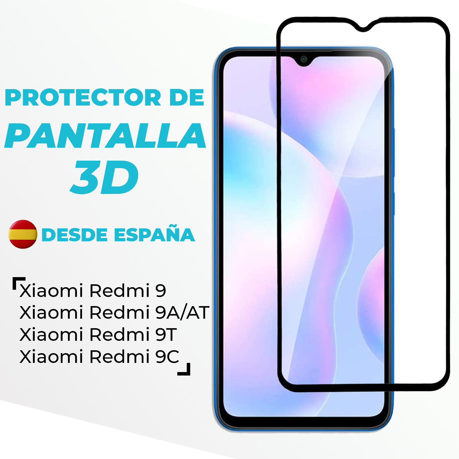 Compra Cool Protector Pantalla Cristal Templado Xiaomi Redmi Note 8 Pro  (FULL 3D Negro)